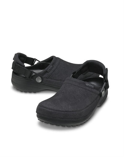 Crocs - Crafted Vegan Suede Clogs - Black